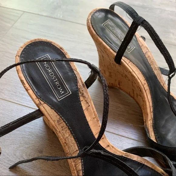 Nordstrom black wedges - Picture 7 of 7
